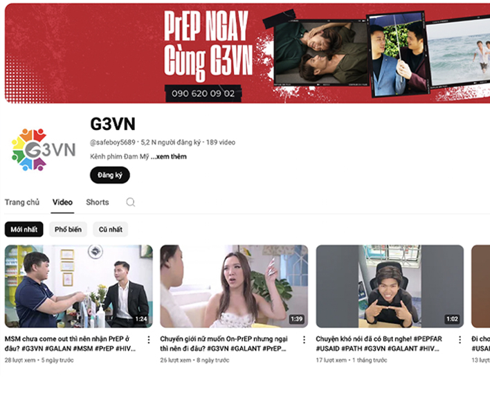 Theo dõi kênh Youtube chính thức của cộng đồng G3VN