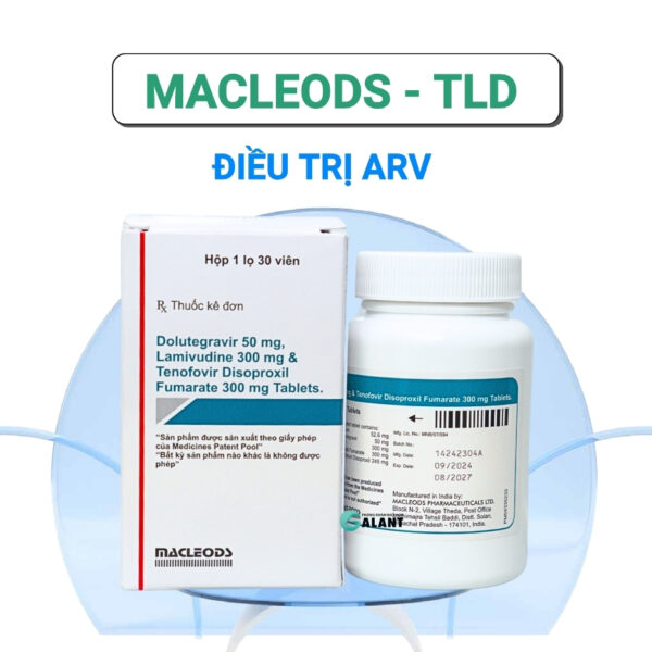 Macleods TLD 50/300/300 – 30 viên – Điều trị ARV -1